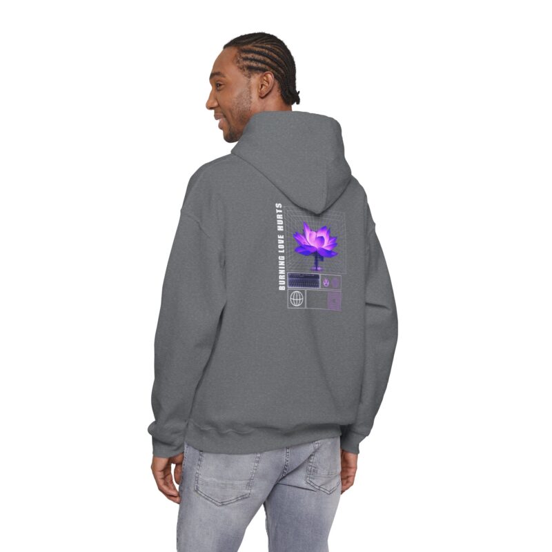 Burning Love Hurts Hoodie – Vintage Heartbreak Graphic Hoodie