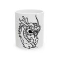 Dragon Outline Ceramic Mug Dragon Outline Ceramic Mug