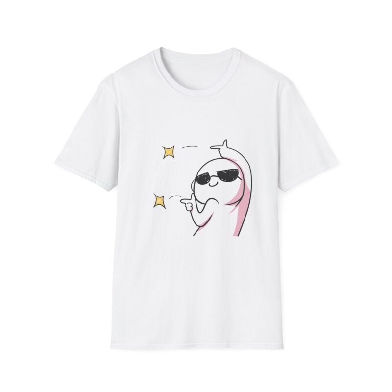 11202519787513863287_2048.jpeg Cool Ghost Graphic T-Shirt | Funny Cartoon Ghost with Sunglasses Unisex Tee