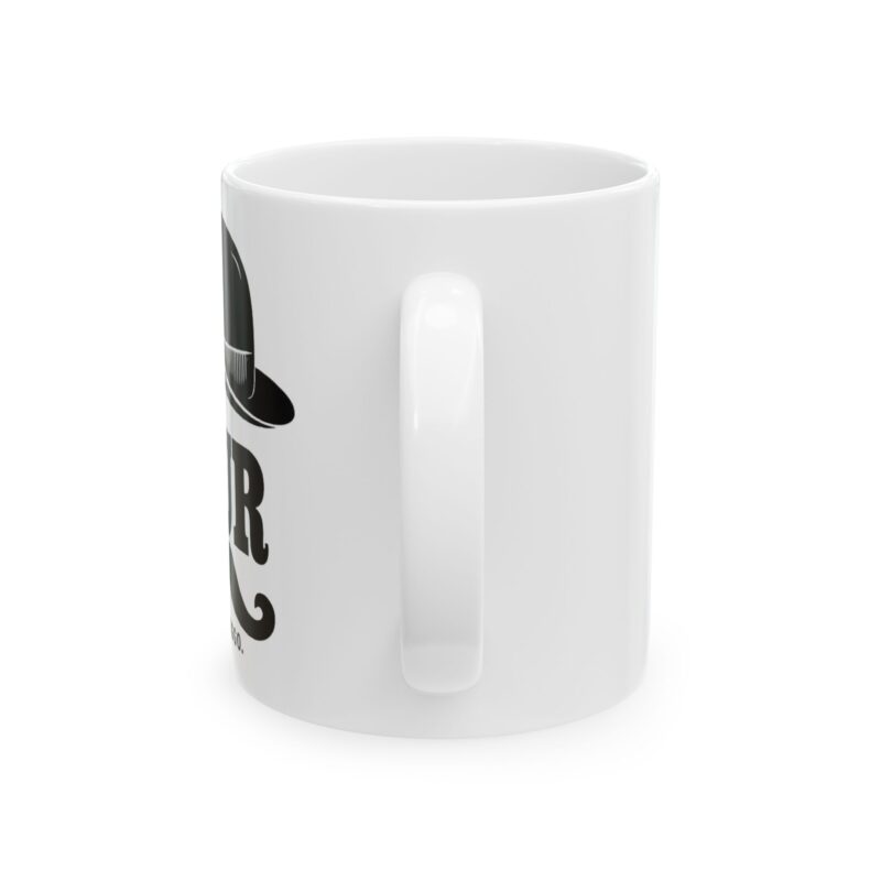 Gentleman Barber Ceramic Mug | Vintage Barber Shop Coffee Cup (11oz & 15oz)