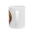 Cute Girl in Pumpkin Costume Mug | Halloween Ceramic Coffee Cup (11oz & 15oz)