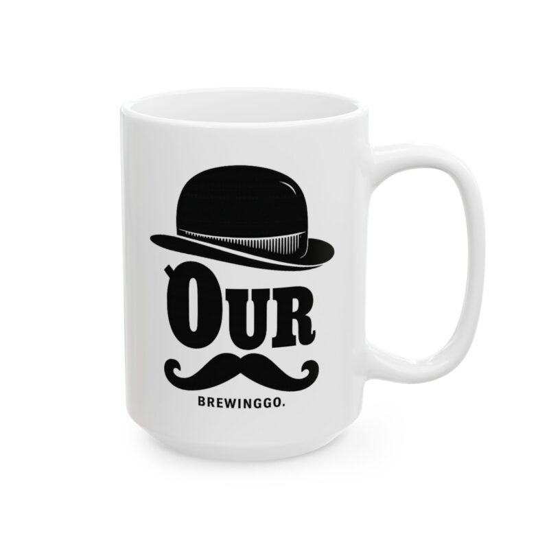 Gentleman Barber Ceramic Mug | Vintage Barber Shop Coffee Cup (11oz & 15oz)