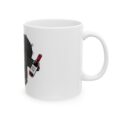 13758939349742282496_2048.jpeg Black Cat Wine Mug | Funny Lazy Cat Ceramic Coffee Cup (11oz/15oz)