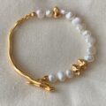 Women's Fashion French Retro Patchwork Bracelet | Elegant Vintage Bangle for Women