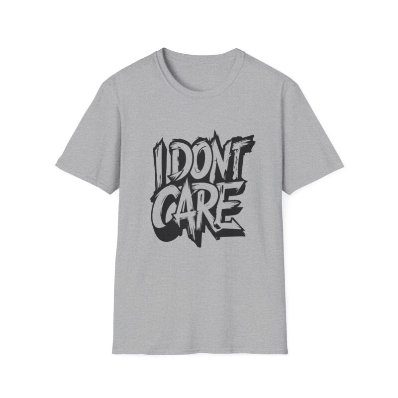 I Don't Care Graphic Tee | Funny Unisex Graphic T-Shirt for Men & Women