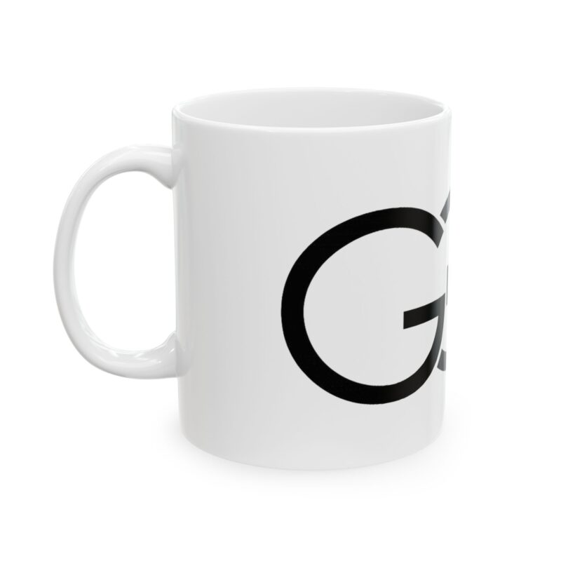 Ceramic Mug — "Good is Good" Minimalist Black Typography Coffee Mug (11oz, 15oz)