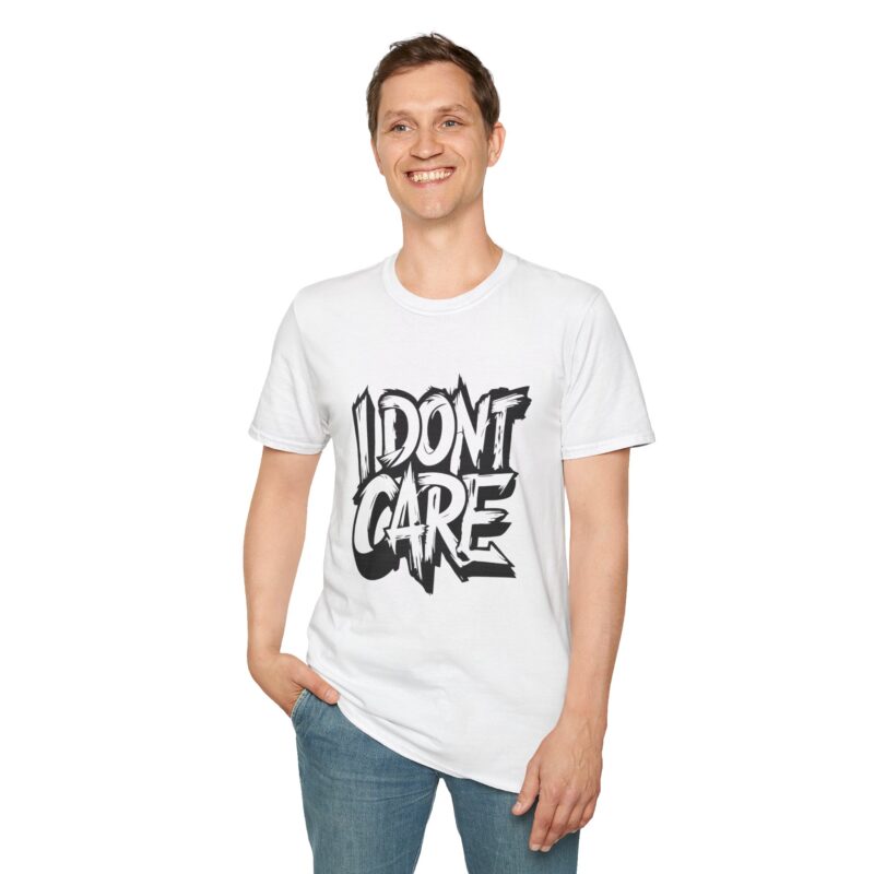 I Don't Care Graphic Tee | Funny Unisex Graphic T-Shirt for Men & Women