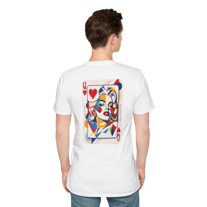 Queen of Hearts Graphic Tee | Vintage Pop Art Playing Card T-Shirt
