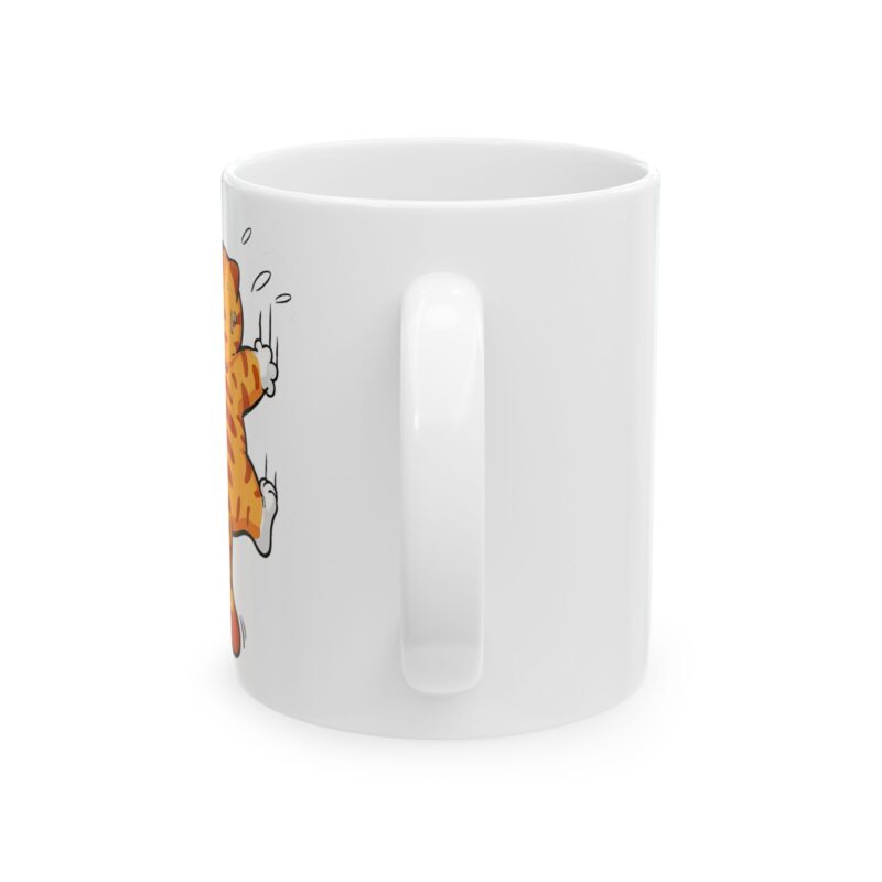 14666678372408503386_2048.jpeg Funny Cat Stretching Ceramic Mug | Cute Cat Coffee Cup (11oz & 15oz)