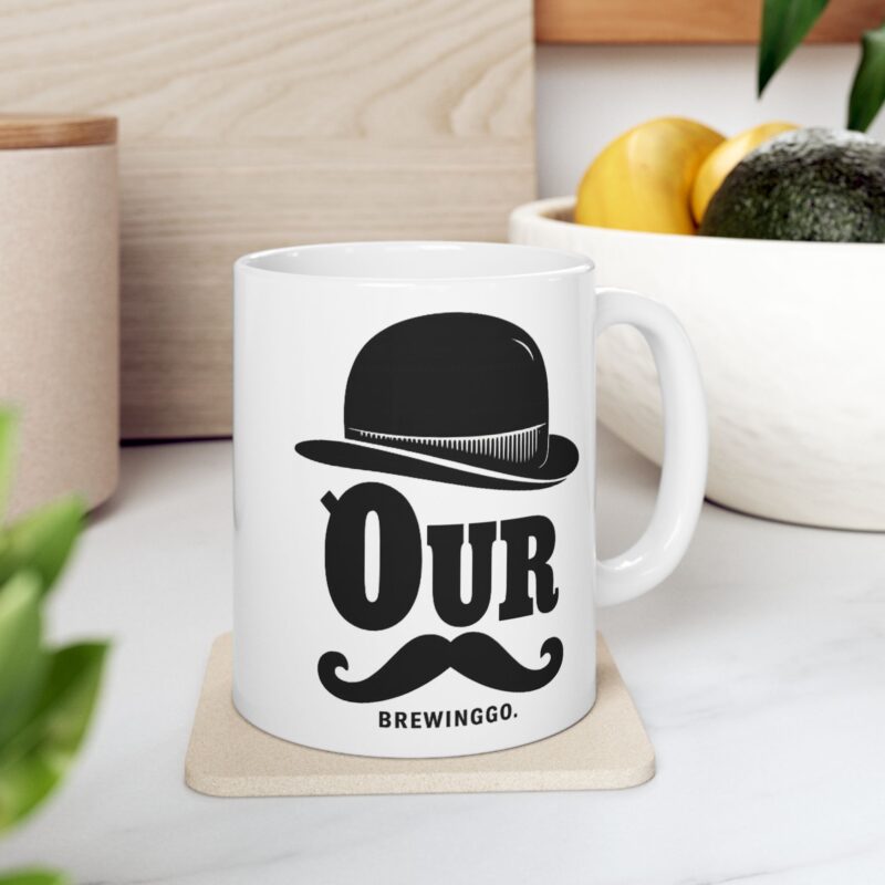 Gentleman Barber Ceramic Mug | Vintage Barber Shop Coffee Cup (11oz & 15oz)