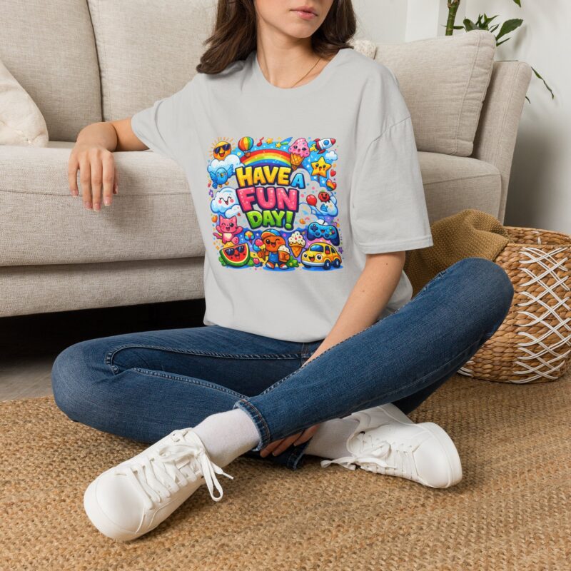 Have a Fun Day! Cute Positive Vibes Graphic Shirt