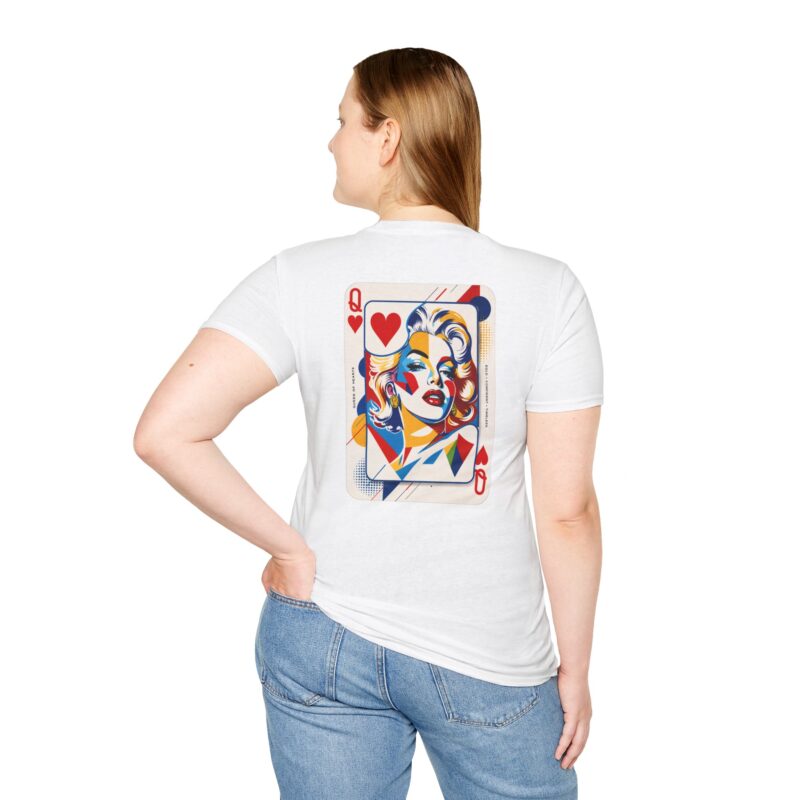 Queen of Hearts Graphic Tee | Vintage Pop Art Playing Card T-Shirt