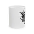 15532897112104199517_2048.jpeg Smoky Fox Ceramic Mug | Retro Fox Illustration Coffee Cup (11oz & 15oz)