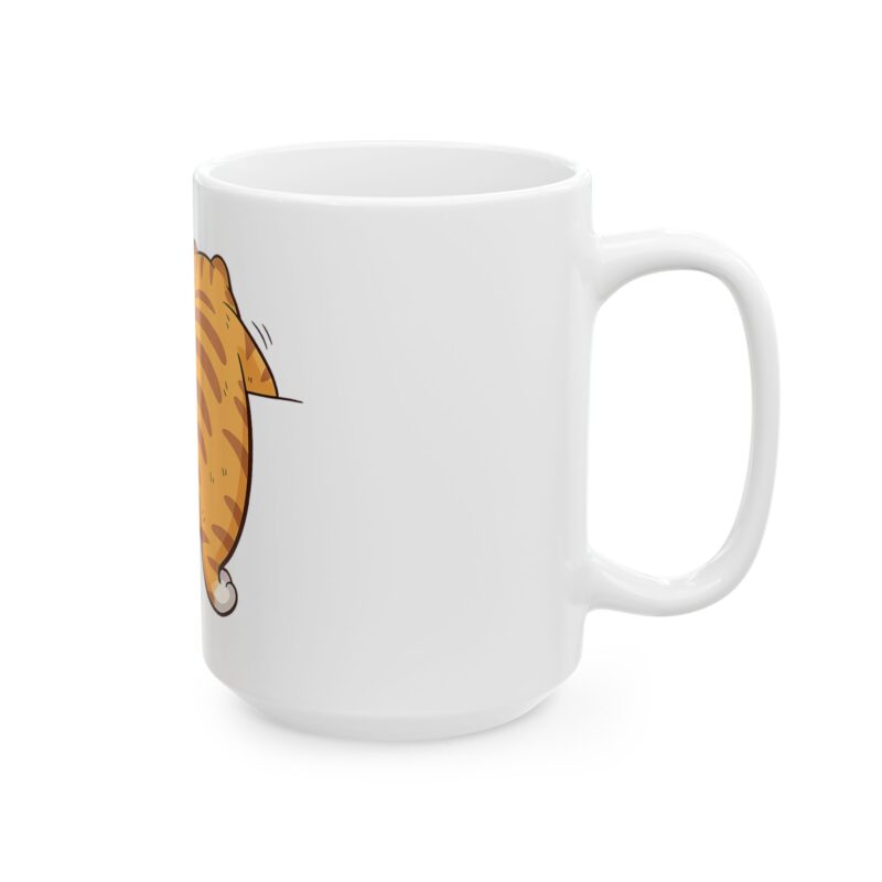 Cat Butt Ceramic Mug | Funny Orange Tabby Coffee Cup (11oz & 15oz)