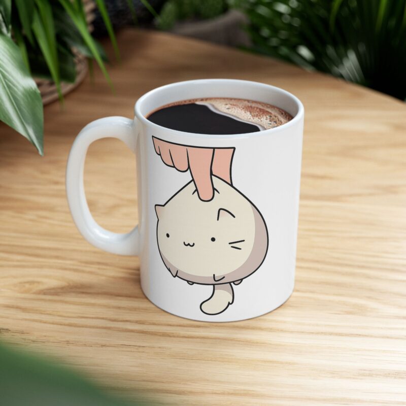 Cute Sleeping Cat Ceramic Mug