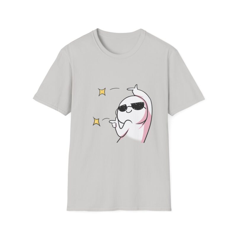 17183625820775189767_2048.jpeg Cool Ghost Graphic T-Shirt | Funny Cartoon Ghost with Sunglasses Unisex Tee