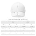 Embroidered 'Crimson Heart' Cap — Gothic Script Baseball Hat