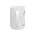 Cat Lover Ceramic Mug | Cute Smiling Cat Illustration (11oz & 15oz)