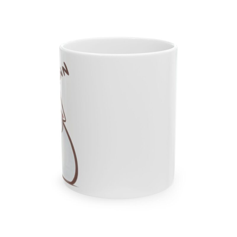 Cat Lover Ceramic Mug | Cute Smiling Cat Illustration (11oz & 15oz)