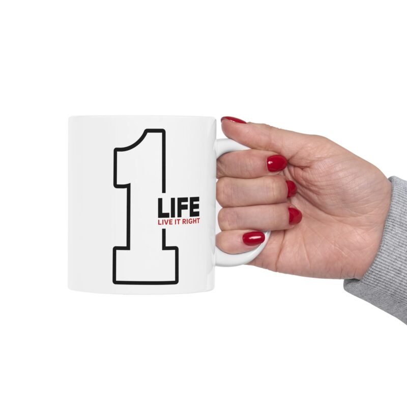 Ceramic Mug — 'Right To Live My Own Life' Inspirational Quote Coffee Cup (11oz, 15oz)