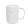 God's Love Graphic Tee – Minimalist 'Good Morning' Coffee Cup (11oz & 15oz)