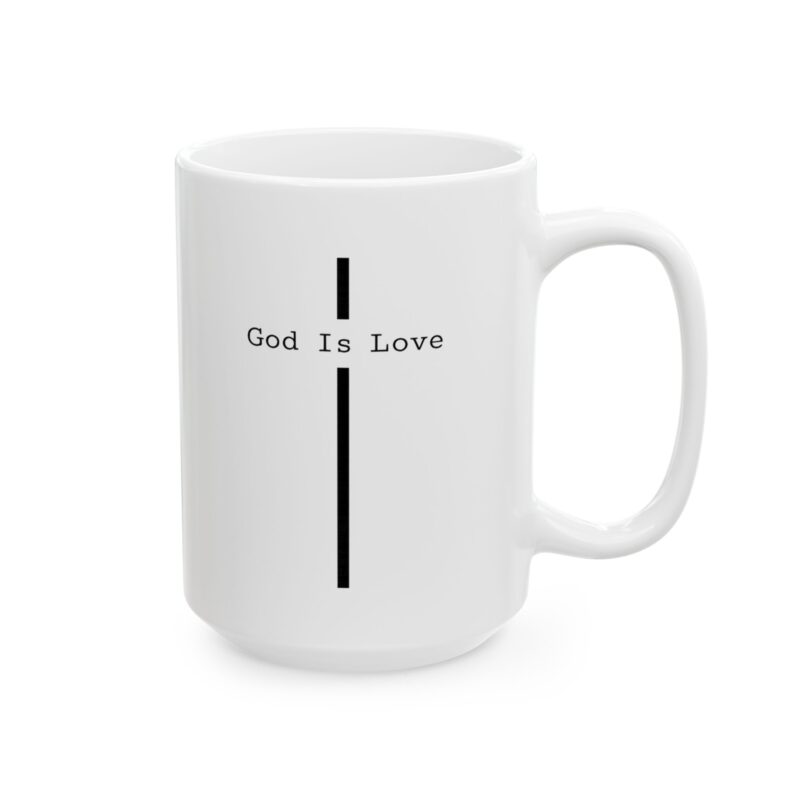 God's Love Graphic Tee – Minimalist 'Good Morning' Coffee Cup (11oz & 15oz)