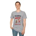 18252191359691633254_2048.jpeg Scared of My Wife T-Shirt — Funny "Happy Wife Happy Life" Graphic Tee