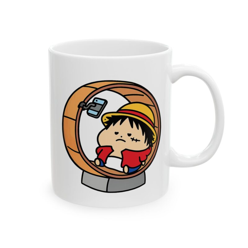 Cute Girl in Pumpkin Costume Mug