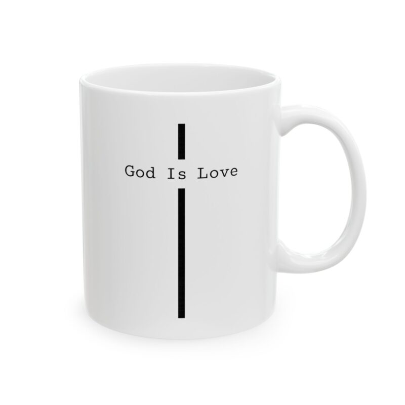God's Love Graphic Tee – Minimalist 'Good Morning' Coffee Cup (11oz & 15oz)