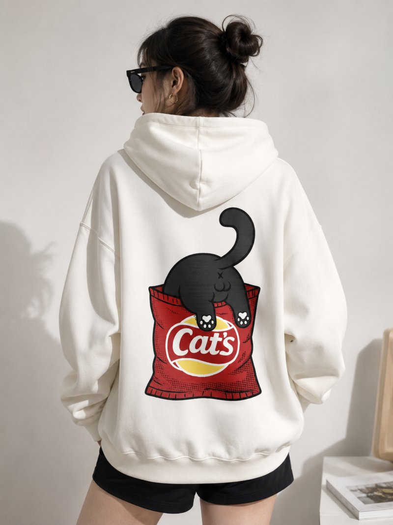 Funny Black Cat Hoodie
