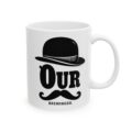 Gentleman Barber Ceramic Mug | Vintage Barber Shop Coffee Cup (11oz & 15oz)