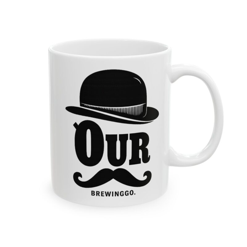 Gentleman Barber Ceramic Mug | Vintage Barber Shop Coffee Cup (11oz & 15oz)