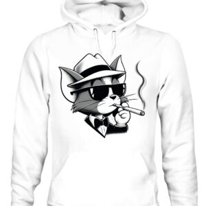 Cool Mafia Cat Hoodie