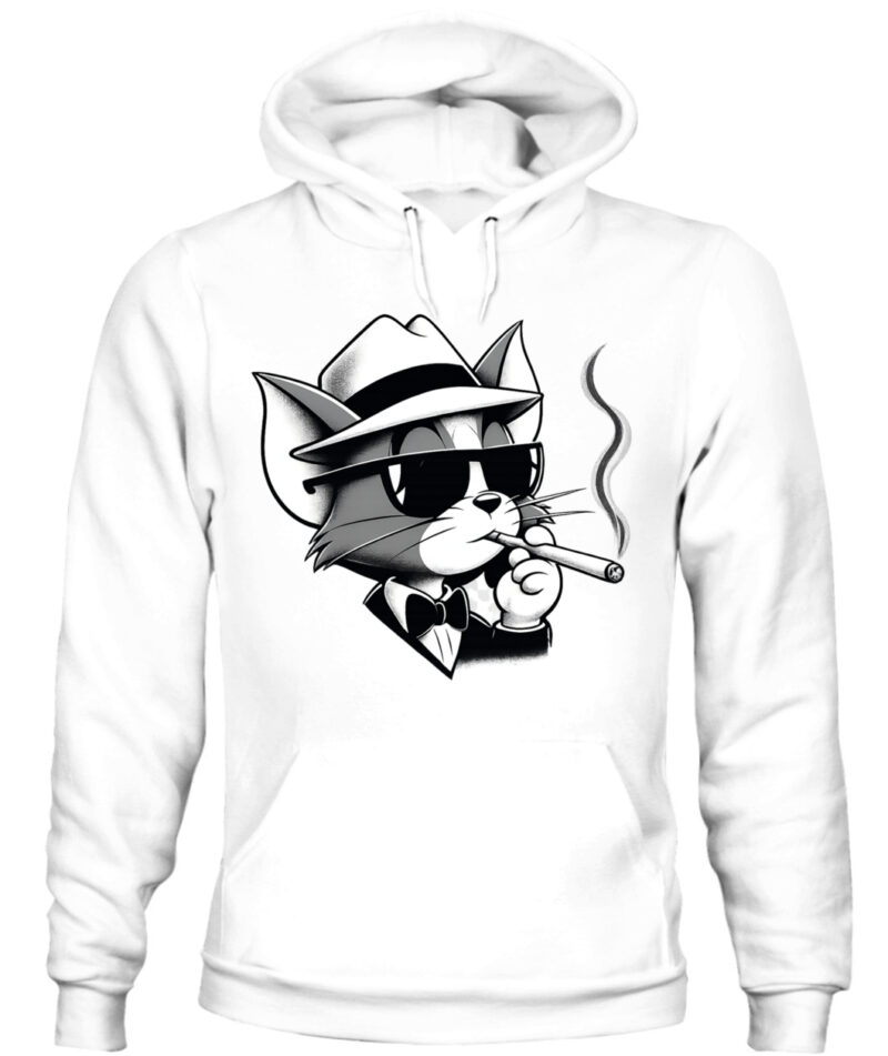 Cool Mafia Cat Hoodie