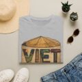 Vietnam Vintage Travel T-Shirt | Retro Conical Hat Graphic Tee for Men & Women