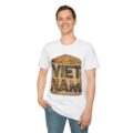 Vietnam Vintage Travel T-Shirt | Retro Conical Hat Graphic Tee for Men & Women
