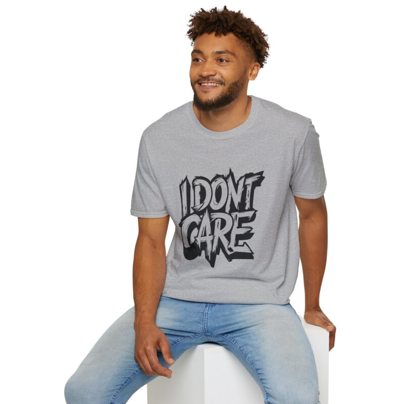 I Don't Care Graphic Tee | Funny Unisex Graphic T-Shirt for Men & Women