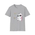 4554624328785097100_2048.jpeg Cool Ghost Graphic T-Shirt | Funny Cartoon Ghost with Sunglasses Unisex Tee