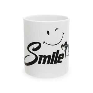 4904637879589045611_2048.jpeg Smile Ceramic Mug — Winking Smiley Coffee Cup (11oz & 15oz)