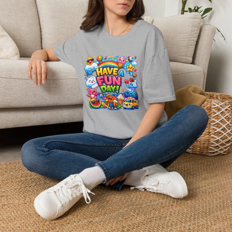 Have a Fun Day! Cute Positive Vibes Graphic Shirt