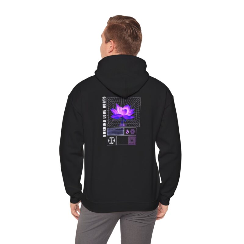 Burning Love Hurts Hoodie – Vintage Heartbreak Graphic Hoodie