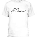 Minimalist Meow Cat Line Art T-Shirt