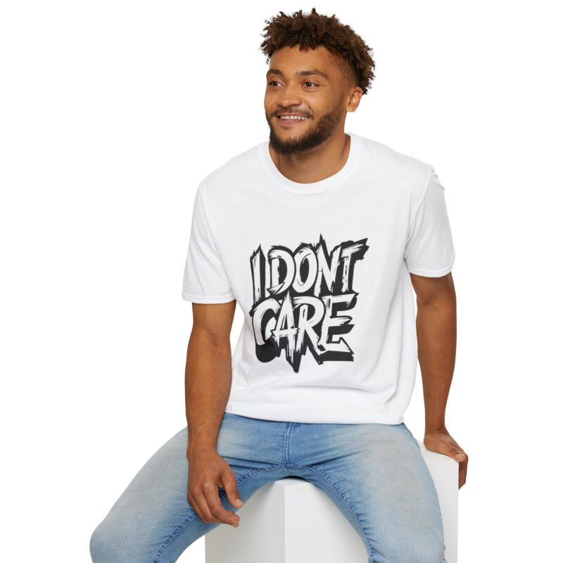 I Don't Care Graphic Tee | Funny Unisex Graphic T-Shirt for Men & Women