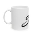 Smile Ceramic Mug — Winking Smiley Coffee Cup (11oz & 15oz)