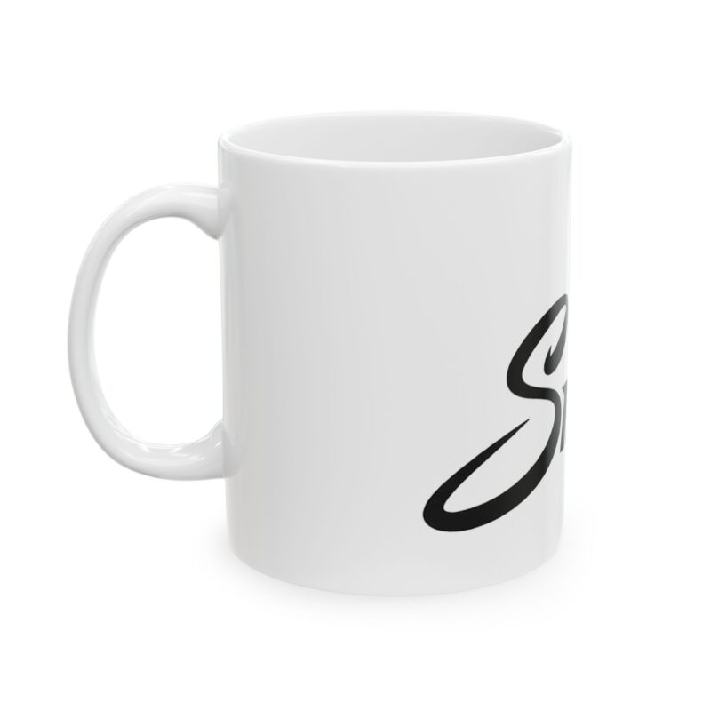 Smile Ceramic Mug — Winking Smiley Coffee Cup (11oz & 15oz)