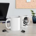Gentleman Barber Ceramic Mug | Vintage Barber Shop Coffee Cup (11oz & 15oz)