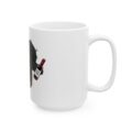 6142531823116628536_2048.jpeg Black Cat Wine Mug | Funny Lazy Cat Ceramic Coffee Cup (11oz/15oz)