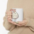 Cute Sleeping Cat Ceramic Mug | Kawaii Cat Lover Coffee Cup (11oz & 15oz)