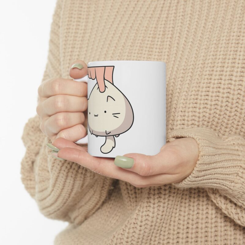 Cute Sleeping Cat Ceramic Mug | Kawaii Cat Lover Coffee Cup (11oz & 15oz)