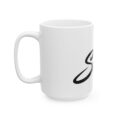 Smile Ceramic Mug — Winking Smiley Coffee Cup (11oz & 15oz)